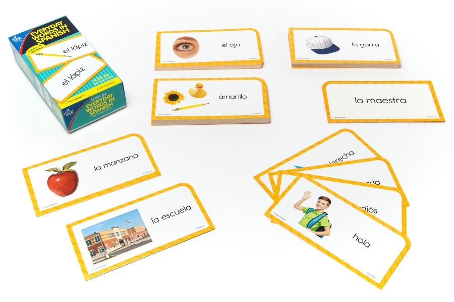 Everyday Words in Spanish Flash Cards
